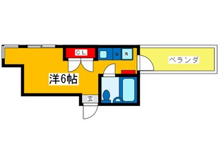 スタジオ27の物件間取画像